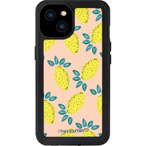 Bouffants and Broken Hearts Lemon Party iPhone 15 Plus Waterproof Case